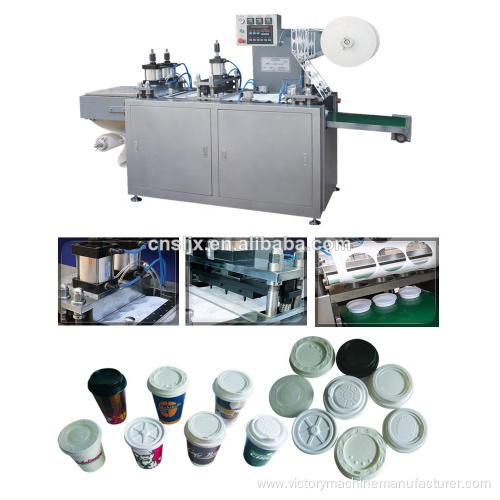 Thermoforming Plastic Disposable Paper Lid Making Machine